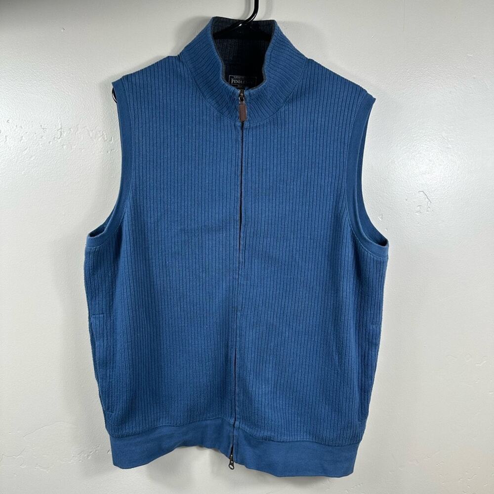 Pendleton Men’s Vest Jacket Blue Size Medium